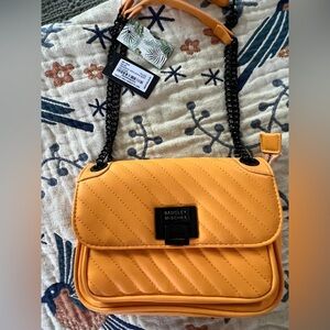 Badgley Mischka Vibrant Bumblebee Orange Purse